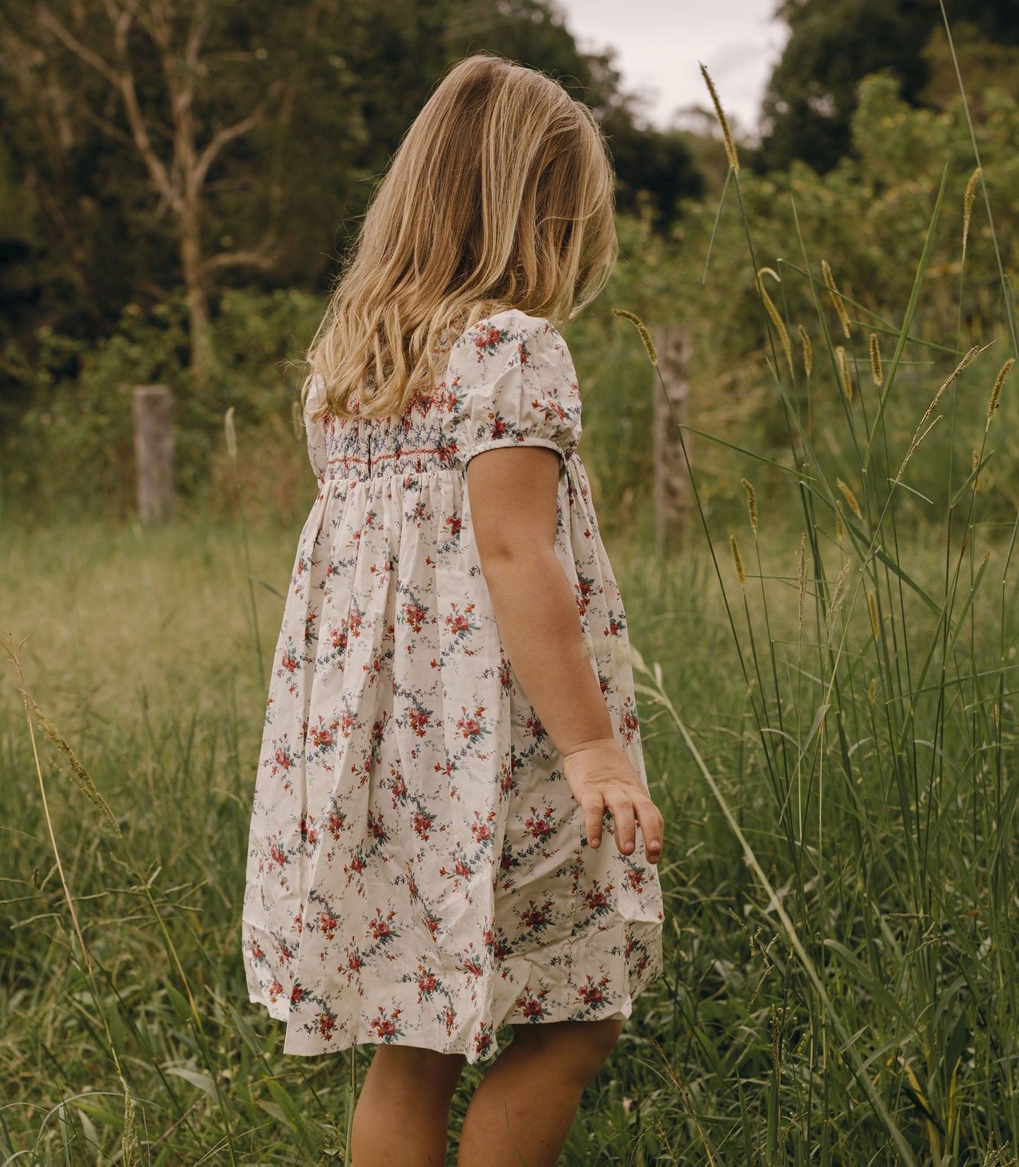 ROSETTE DRESS -- LIBERTY ALESSIA ROSE