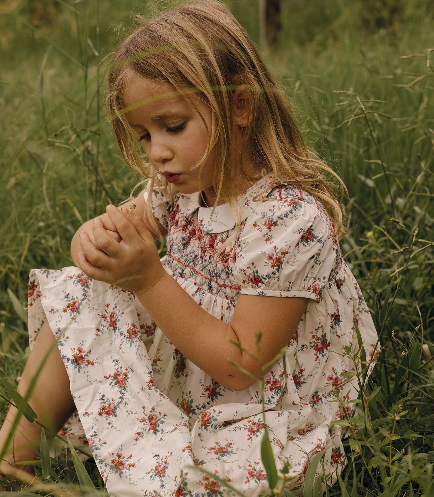 ROSETTE DRESS -- LIBERTY ALESSIA ROSE