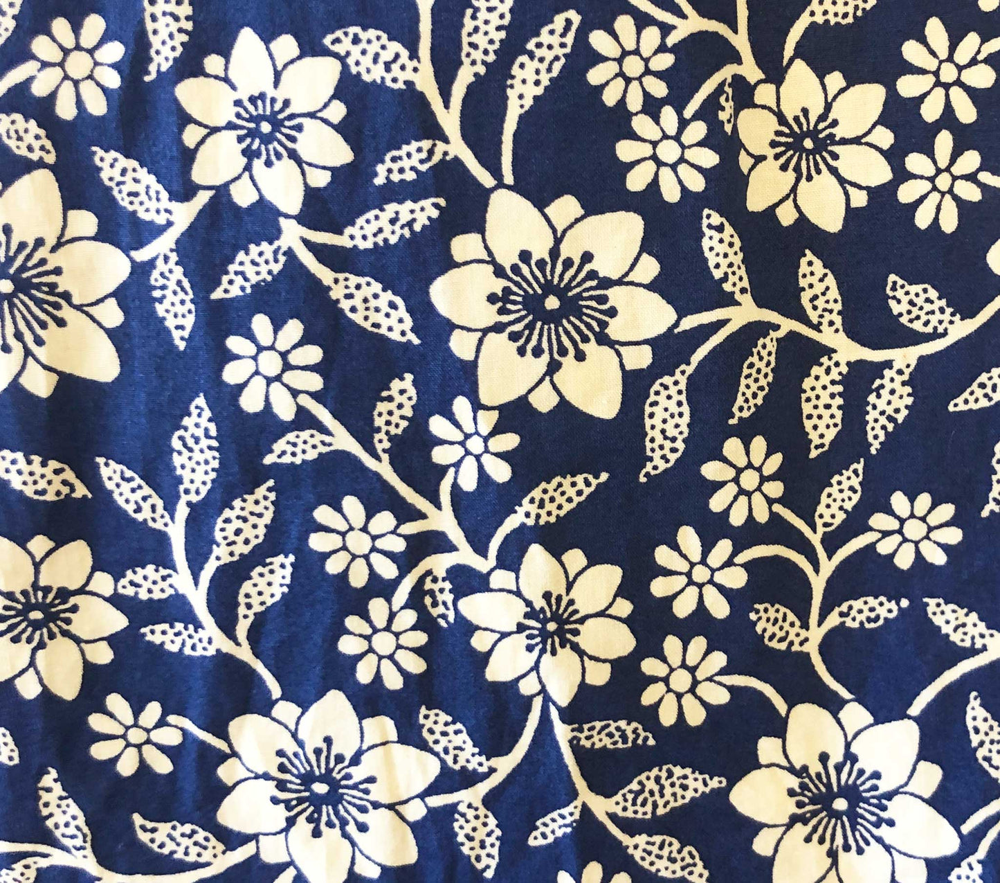 HMD -- MARJORIE DRESS -- BLUE JESSAMINE CALICO