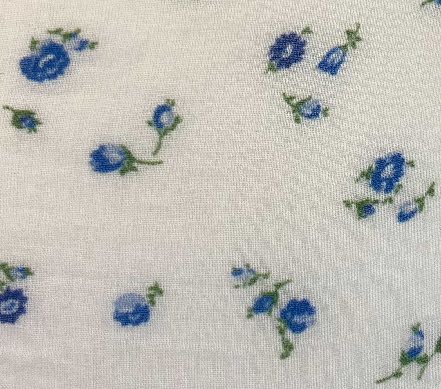 HMD -- LETA NIGHTGOWN -- BLUE SWEETPEA