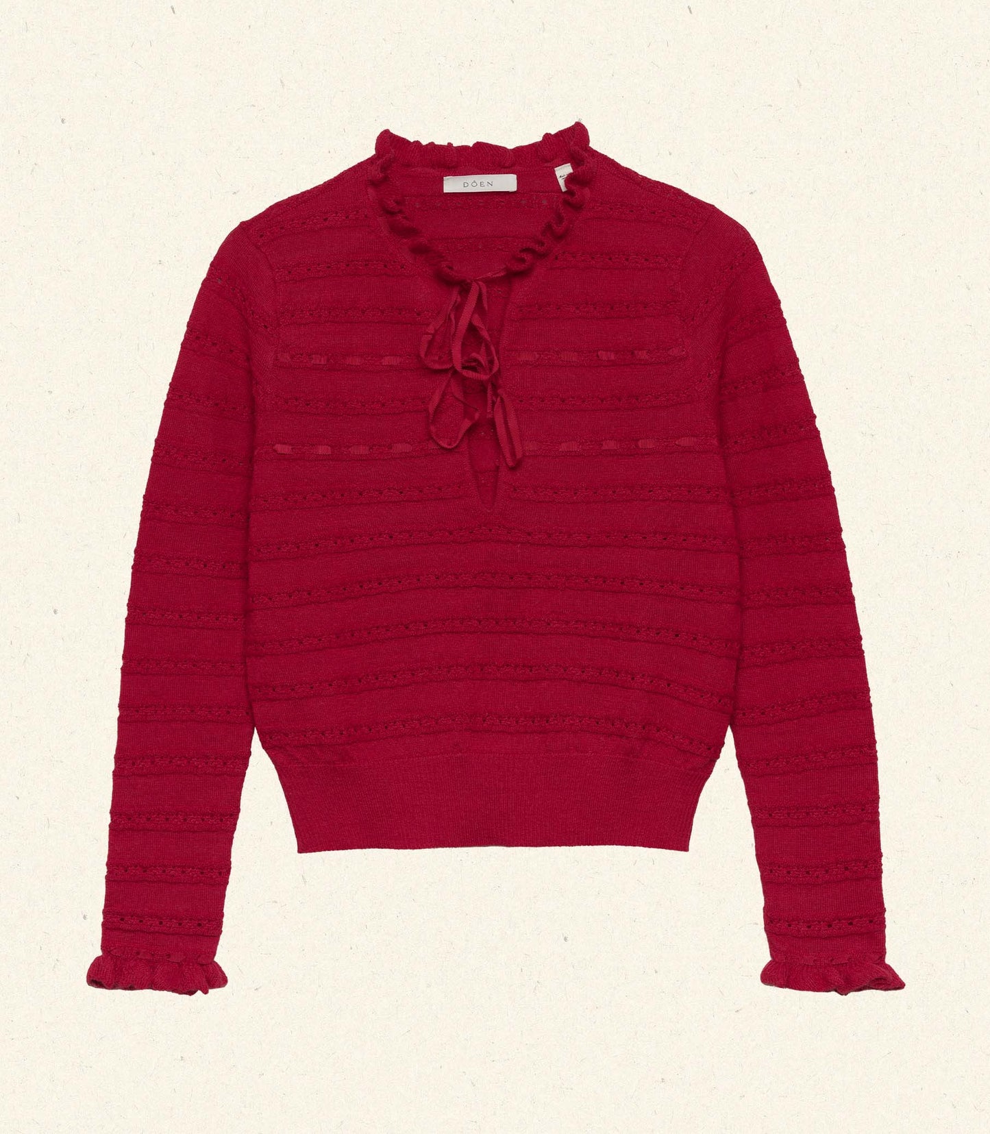 CORDELIE TOP -- WILD CHERRY
