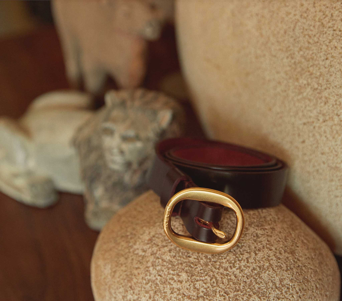 HMD -- WYATT BELT -- BURGUNDY
