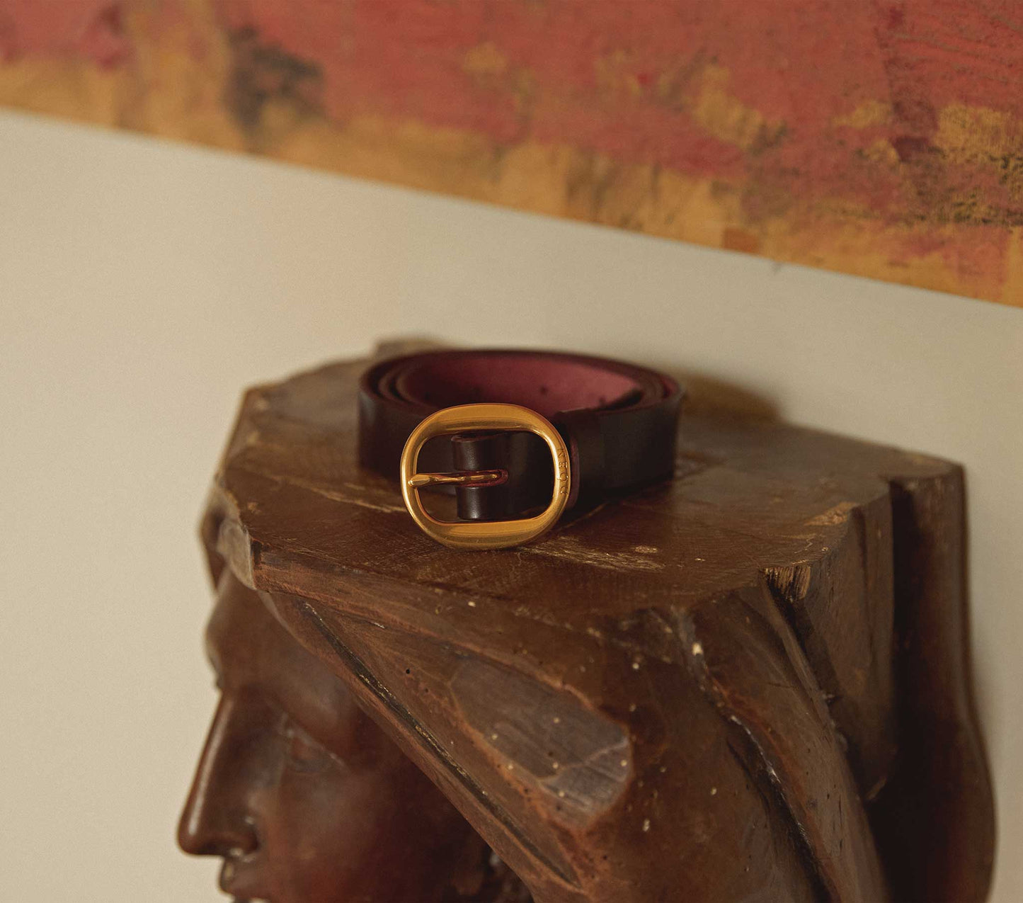 HMD -- WYATT BELT -- BURGUNDY