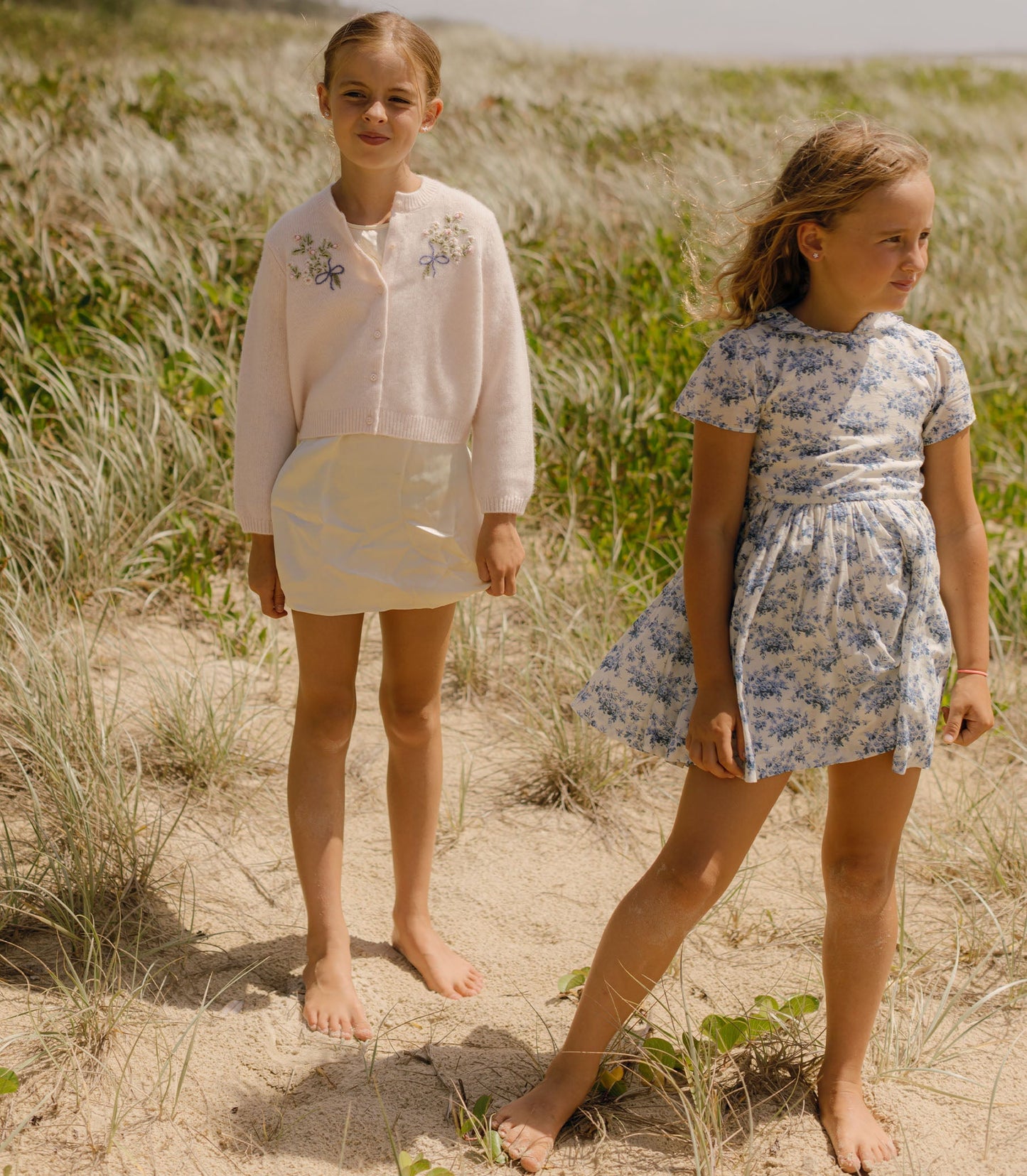 DUA DRESS -- BLEU ROSIER FLORAL