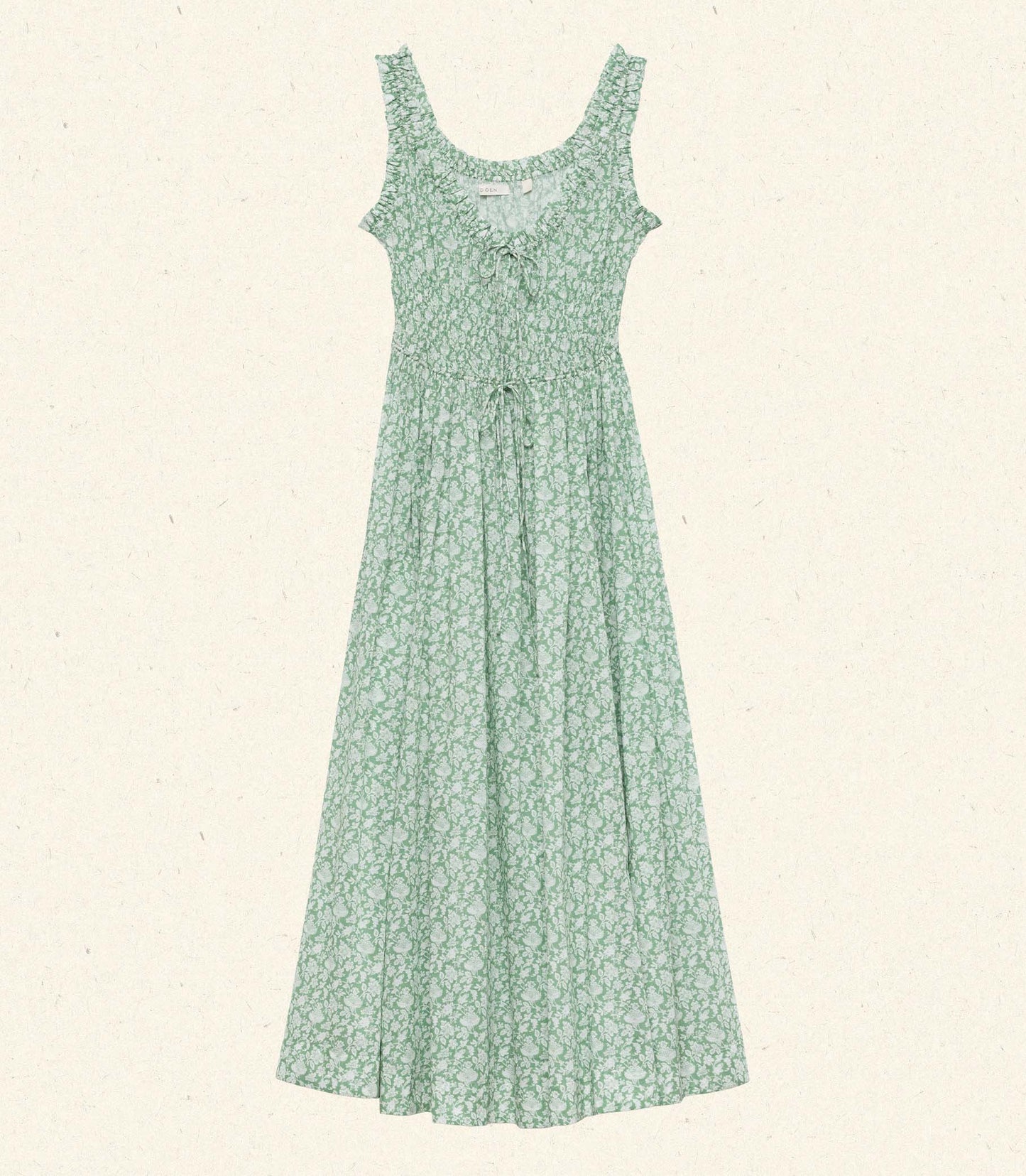 EMMARETTA DRESS -- PERIDOT TEA FLORAL