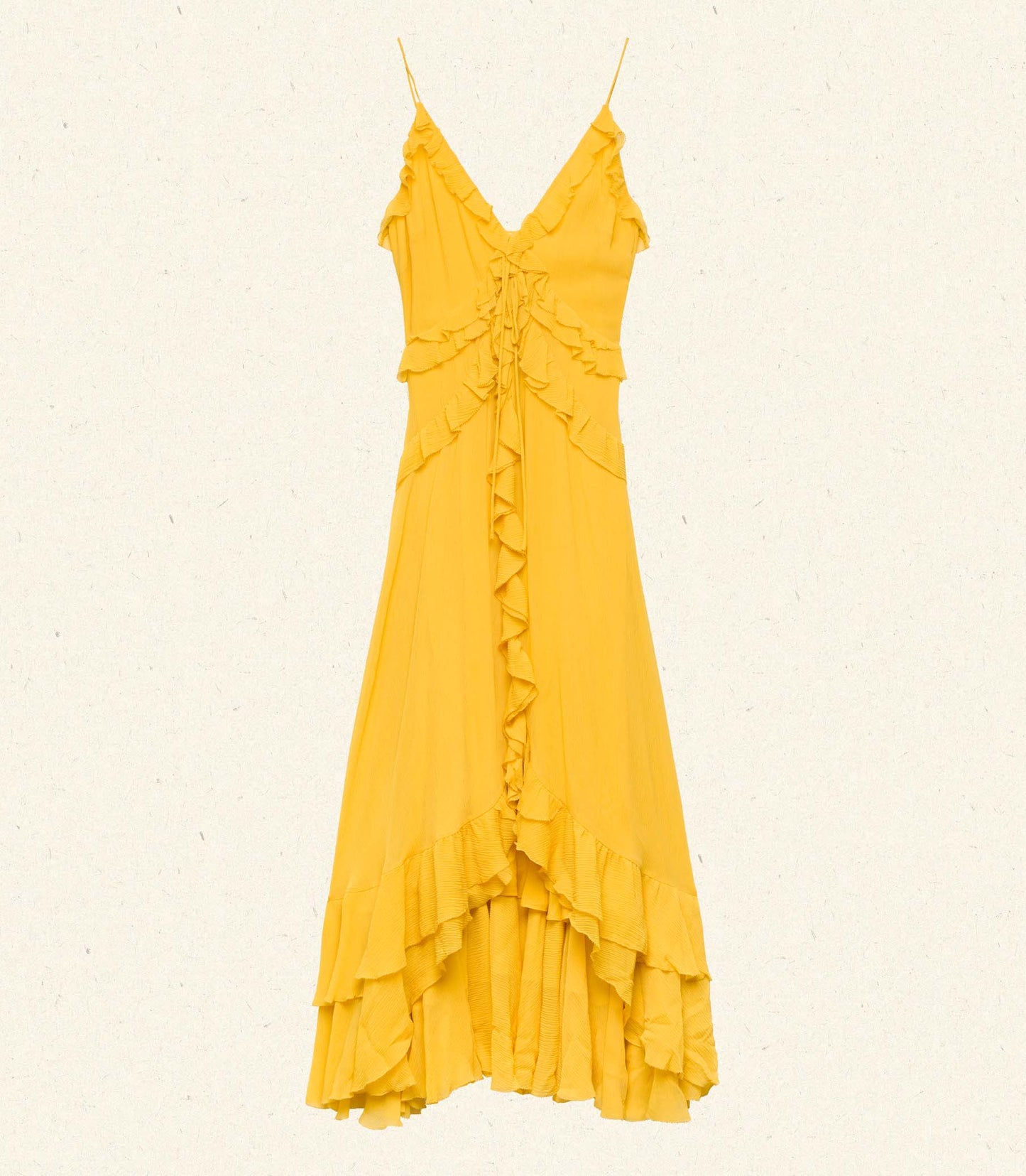 EVELINA DRESS -- GOLDEN ACACIA
