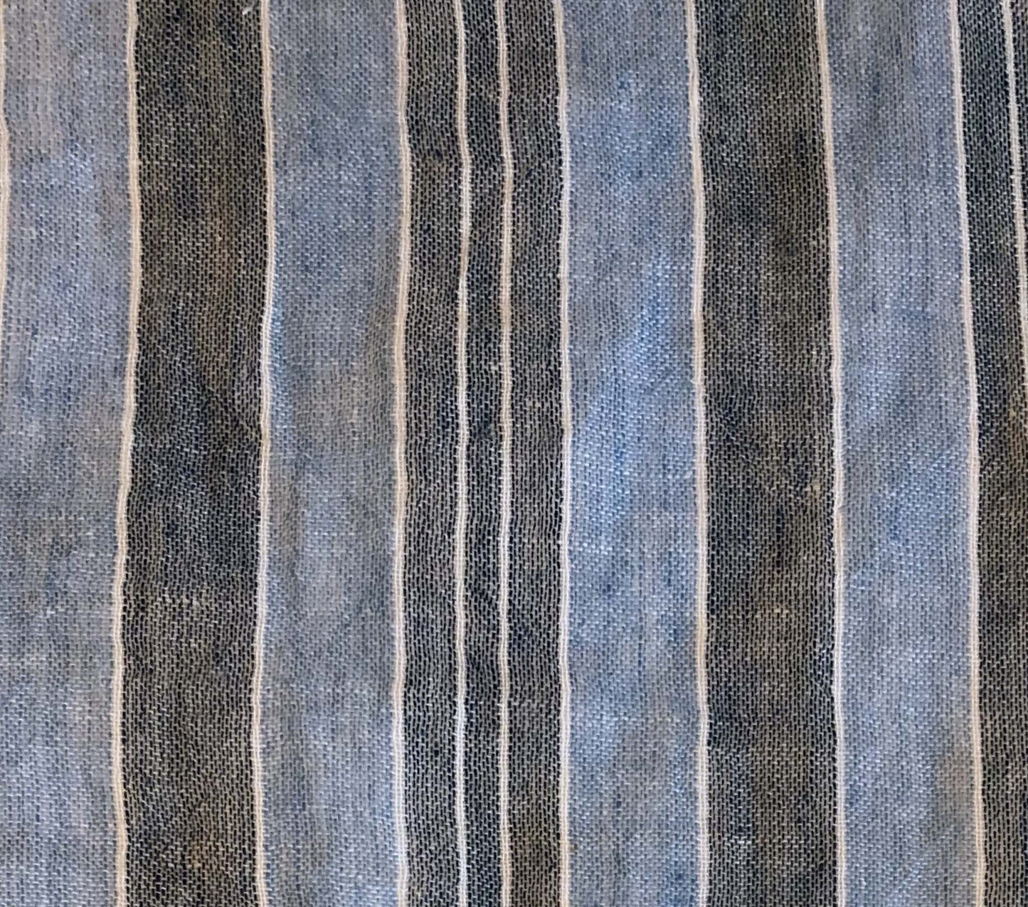 HMD -- JOAN DRESS -- INDIGO STRIPE