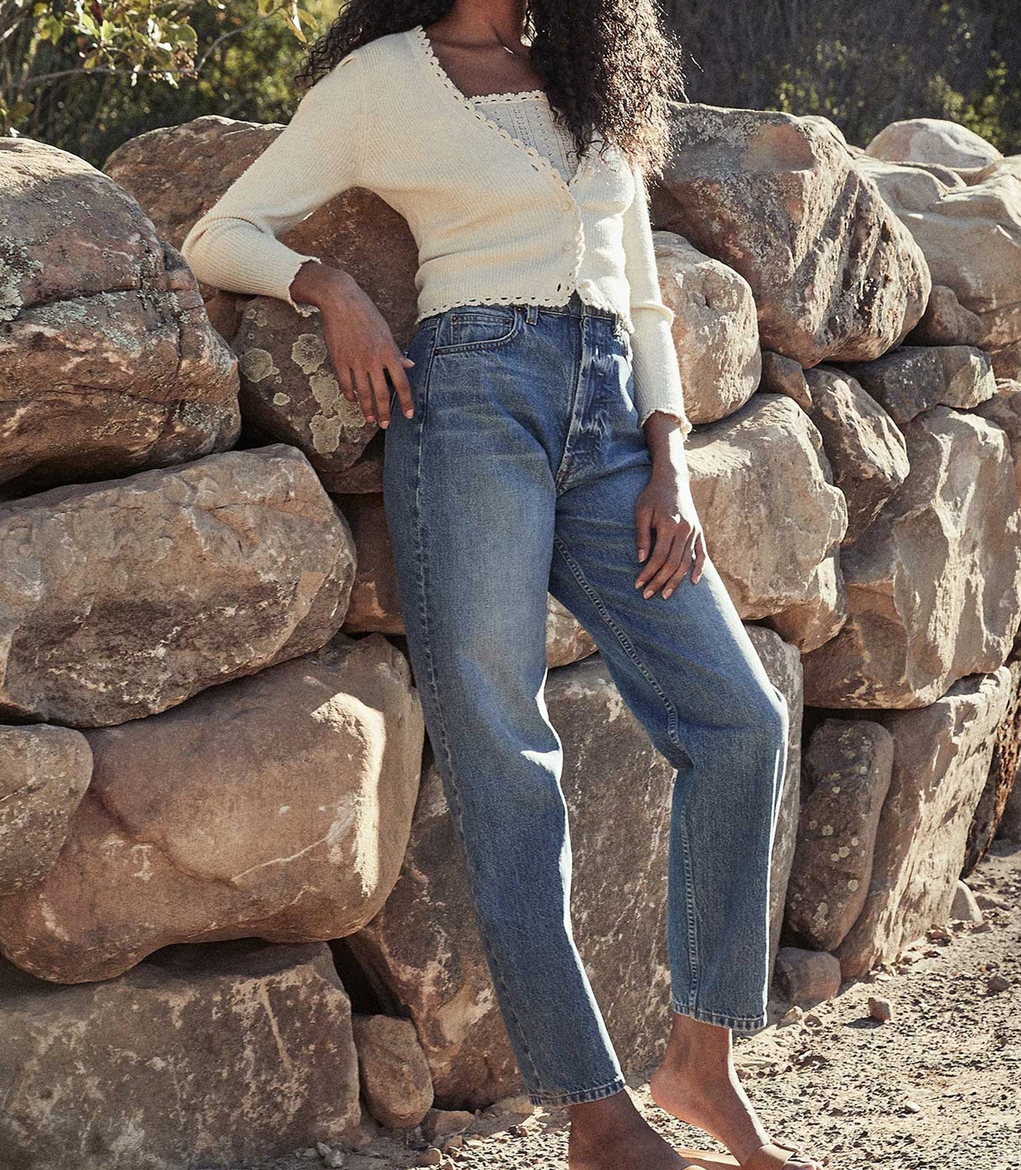 HMD -- LAVINIA CARDIGAN SWEATER -- CREAM