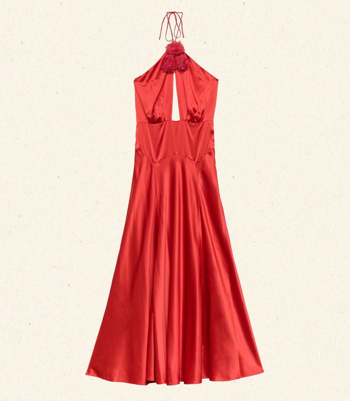 LILAIA DRESS -- FIERY CORAL