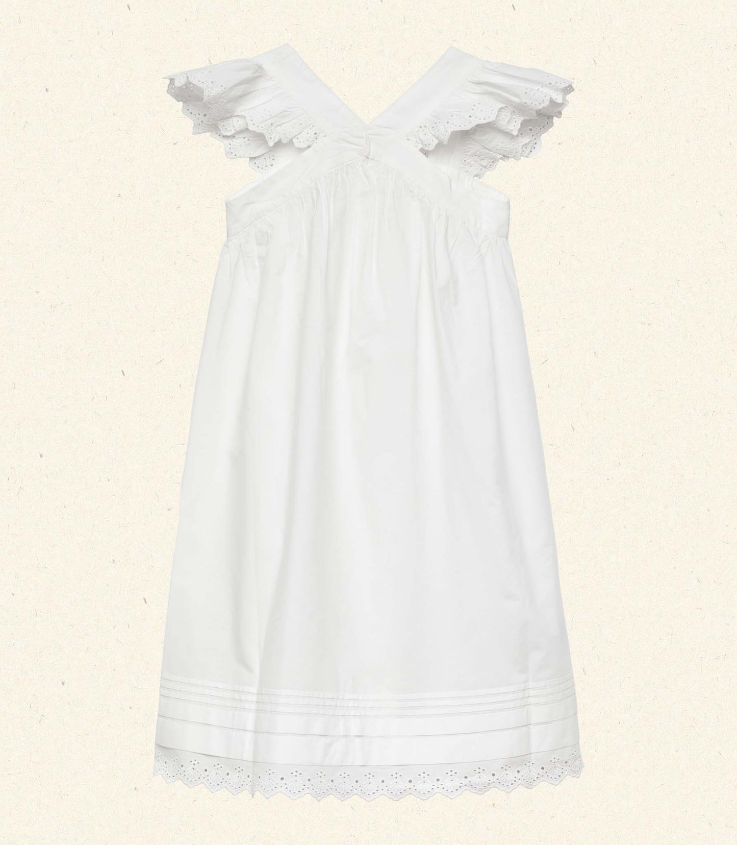 LITTLE NISHA DRESS -- SALT