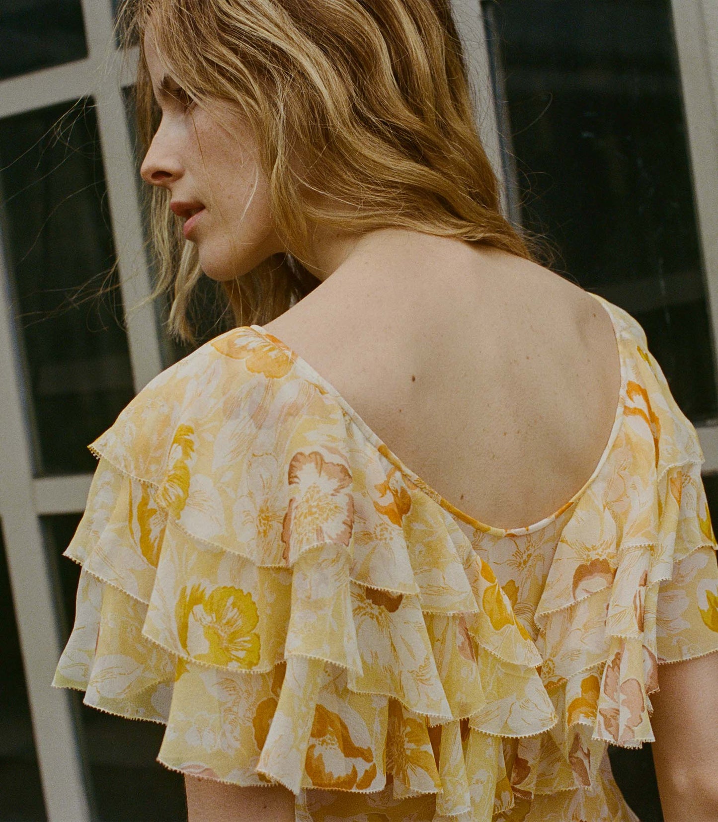 HMD -- NEVARA DRESS -- CITRON ANEMONE BLOOM