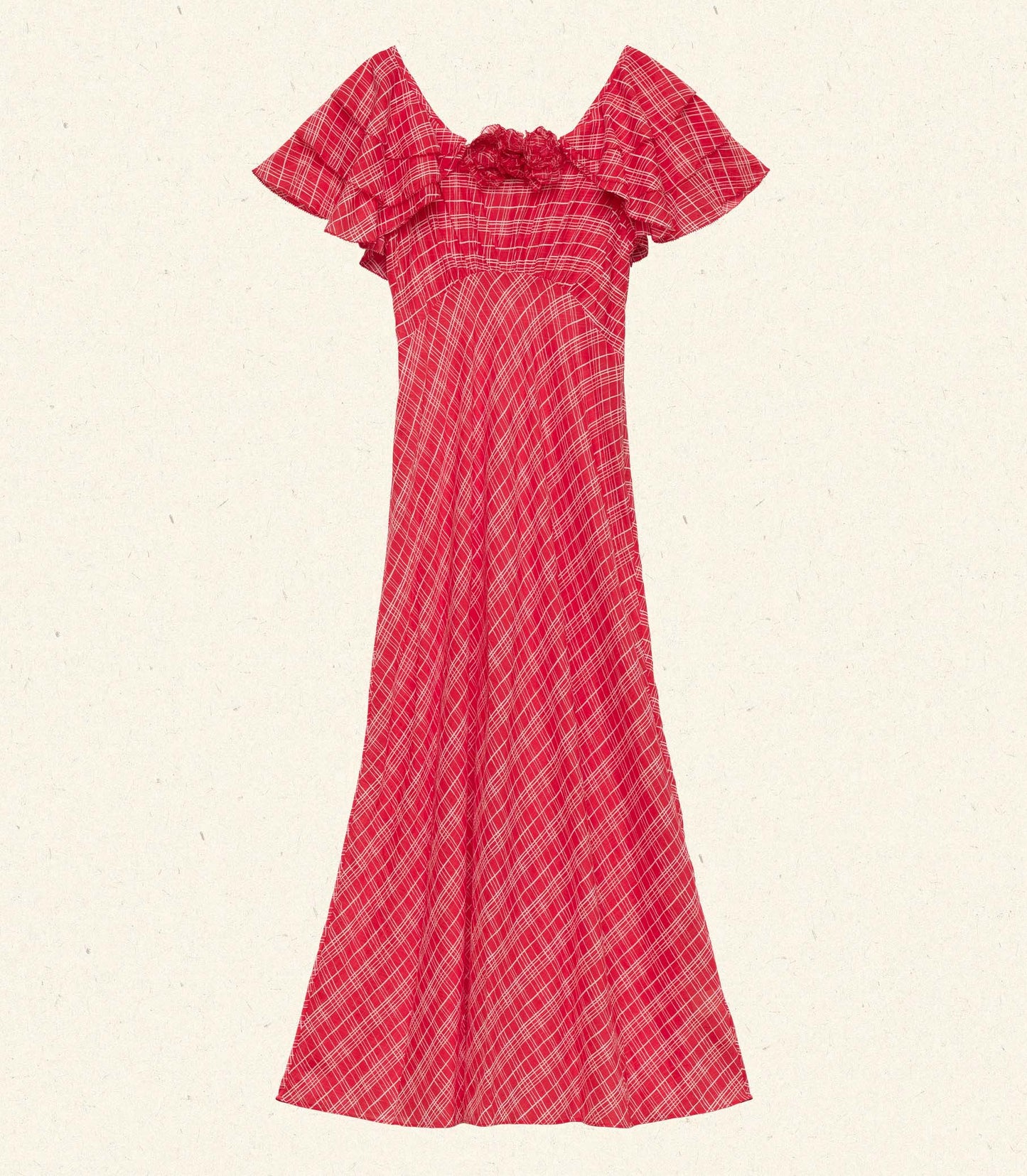 NEVARA DRESS -- SYLVIE PLAID