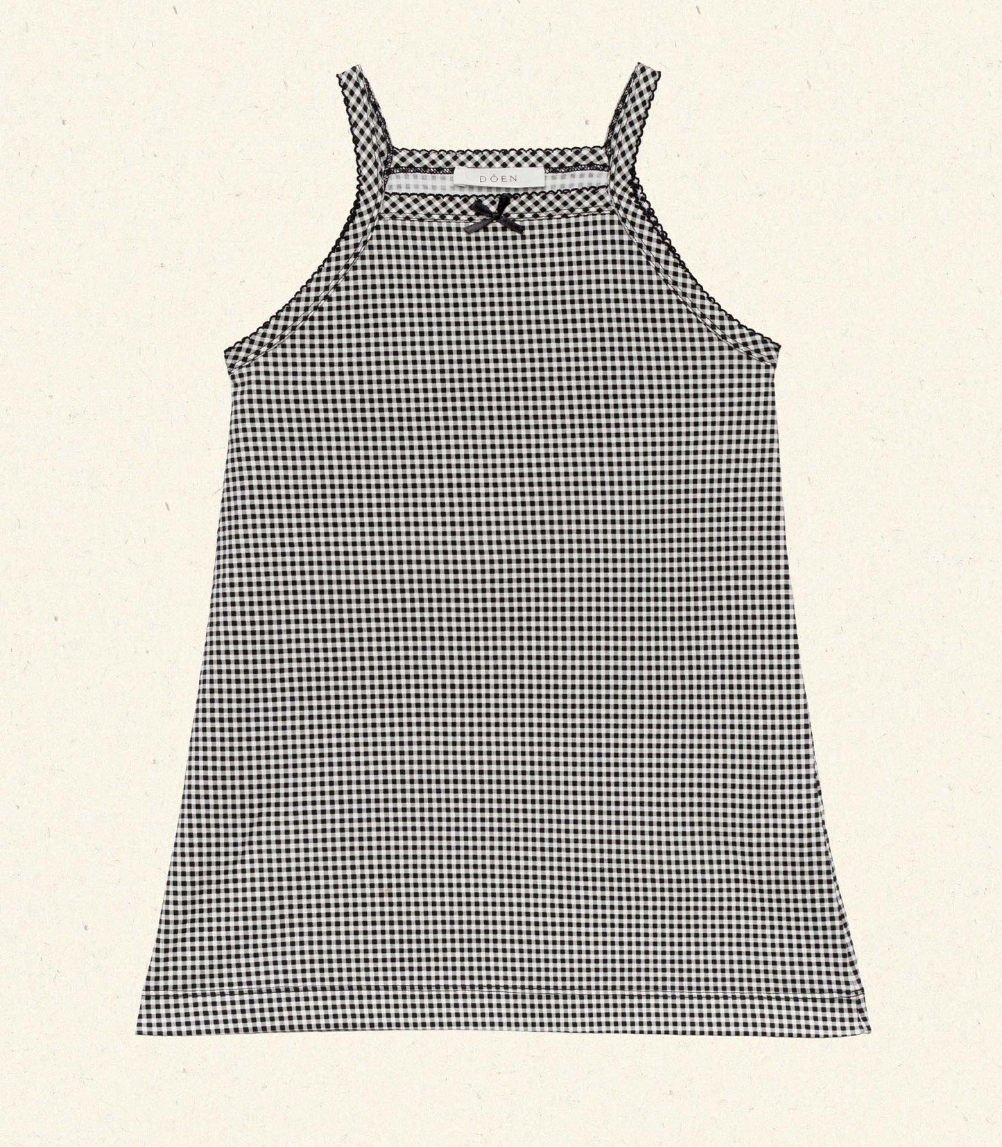 NIXIE DRESS -- NOIR LA MADDALENA GINGHAM