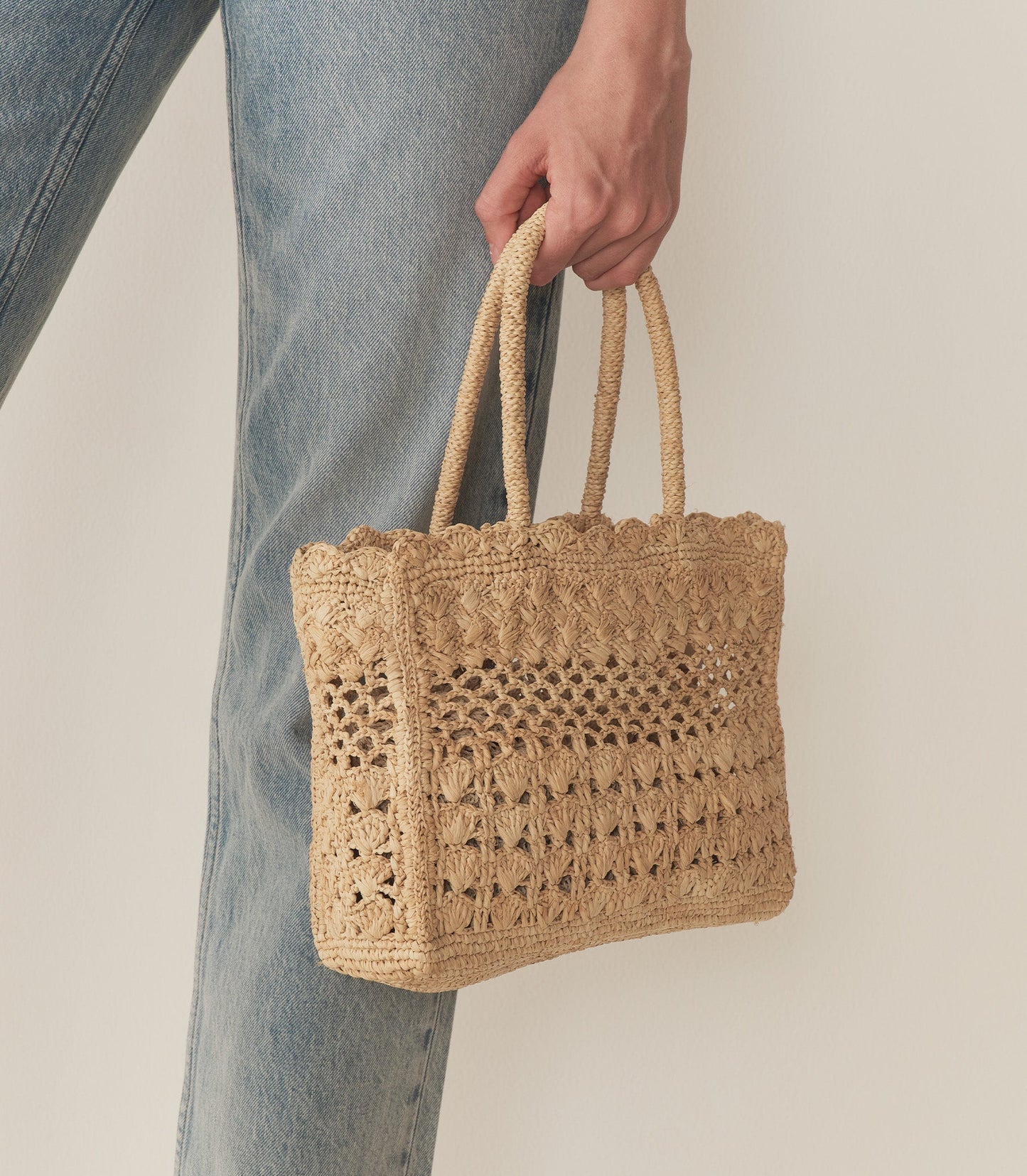 ORLA BAG -- NATURAL RAFFIA
