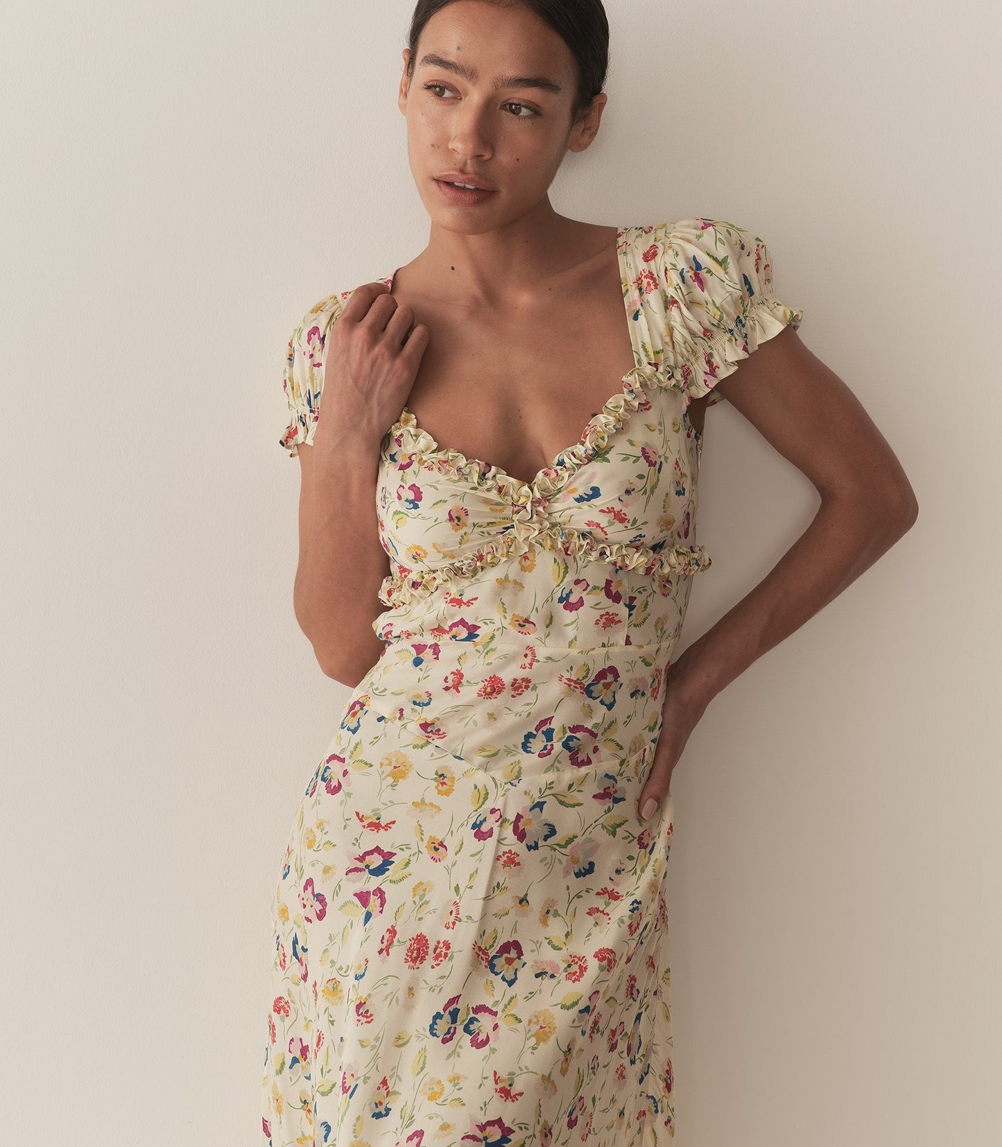 VALERINE DRESS -- WINDSWEPT BLOOMS