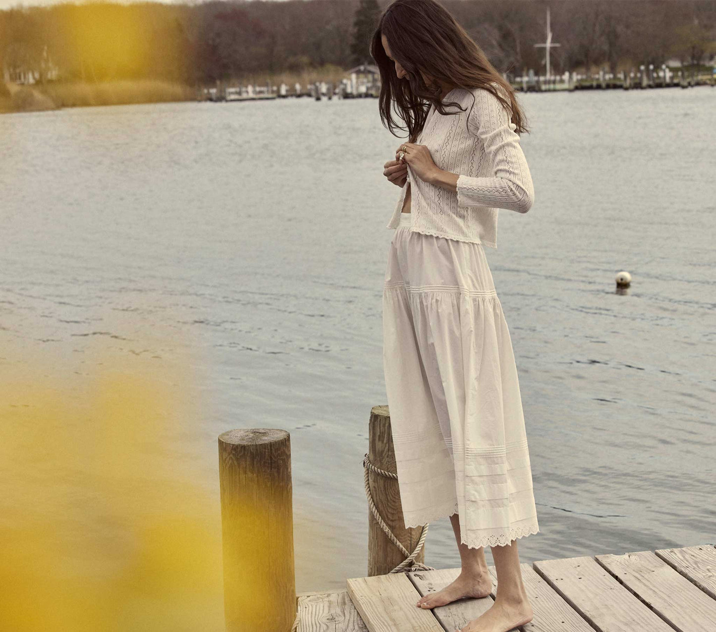 HMD -- VERSE CARDIGAN -- WHITE