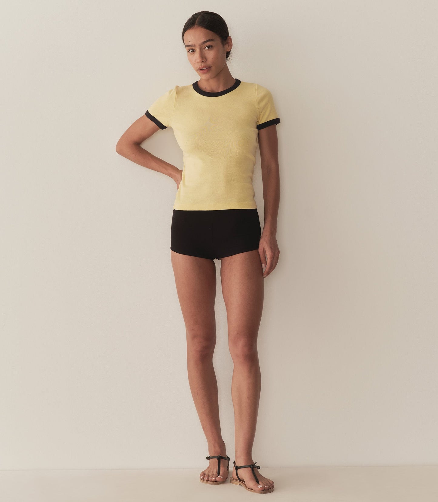 VIVI RINGER TEE -- WILD HONEYSUCKLE