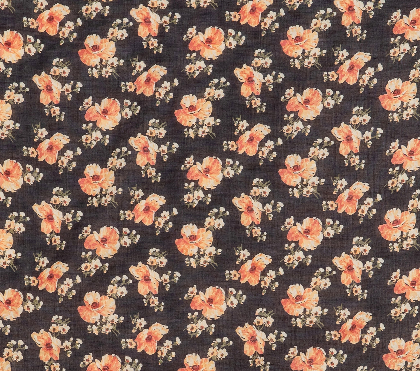 HMD -- VIOLA TOP -- BLACK POPPY PRINT