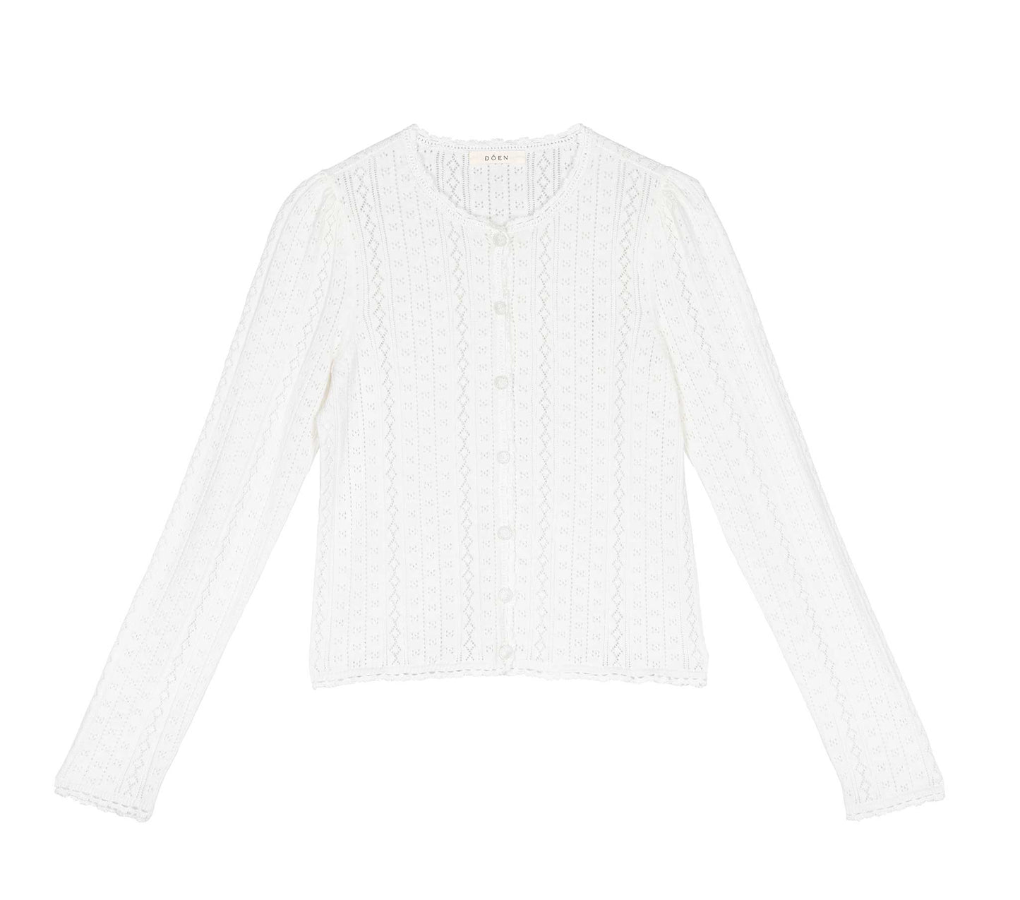 HMD -- VERSE CARDIGAN -- WHITE