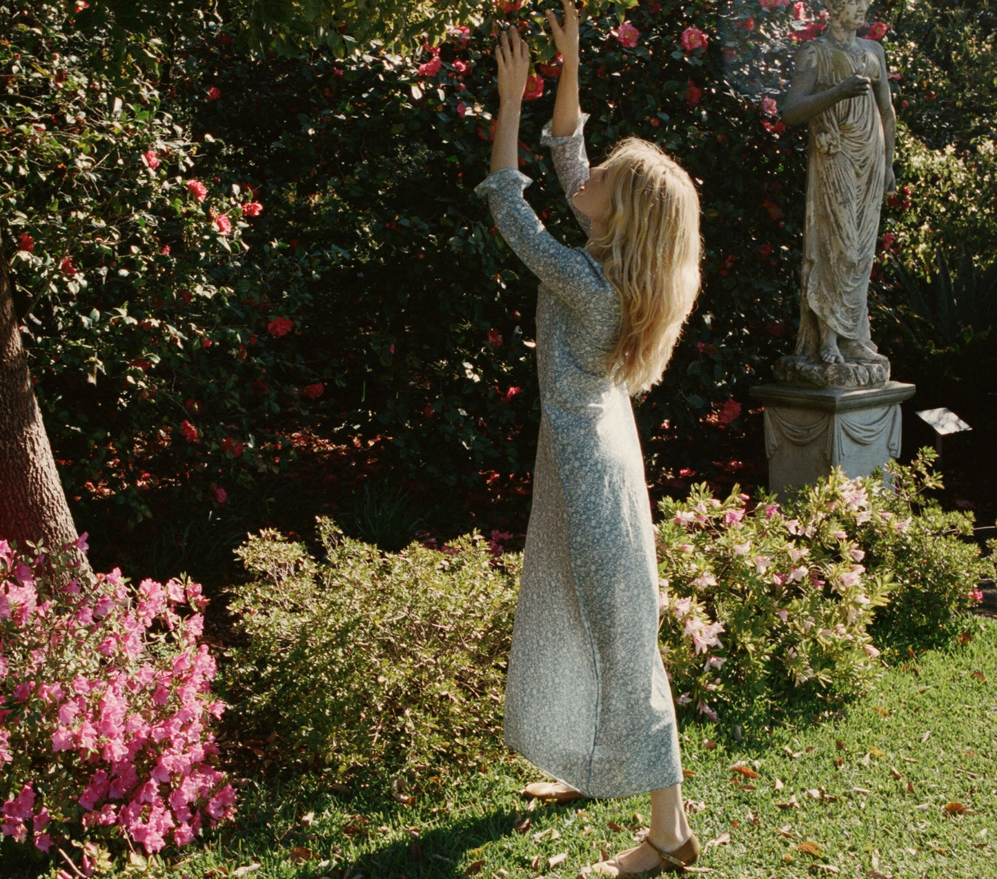 HMD -- LOIRE DRESS -- CHINA BLUE MINI EARL FLORAL