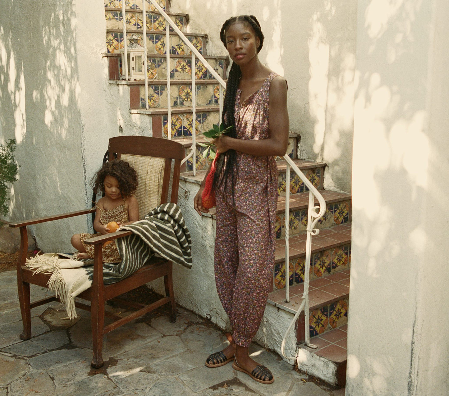 HMD -- ELIZA JUMPSUIT -- BLUE LAUREL CANYON ROSE