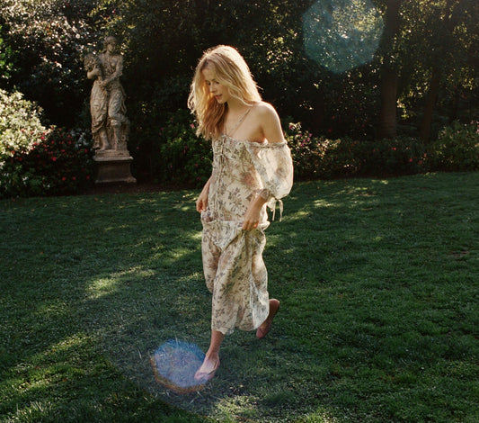 HMD -- VETIVER DRESS -- SALT SUMMER FLORAL