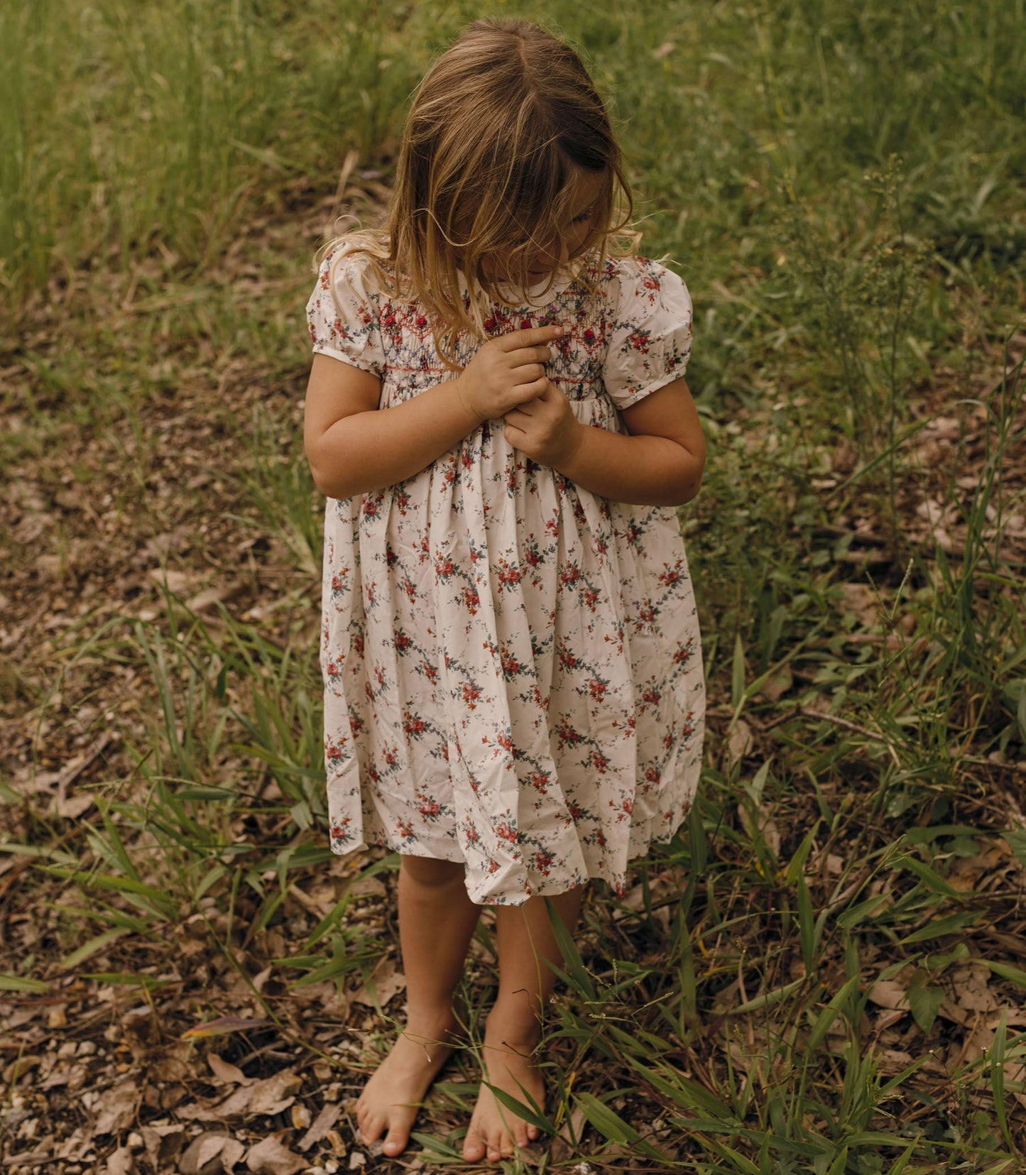 ROSETTE DRESS -- LIBERTY ALESSIA ROSE
