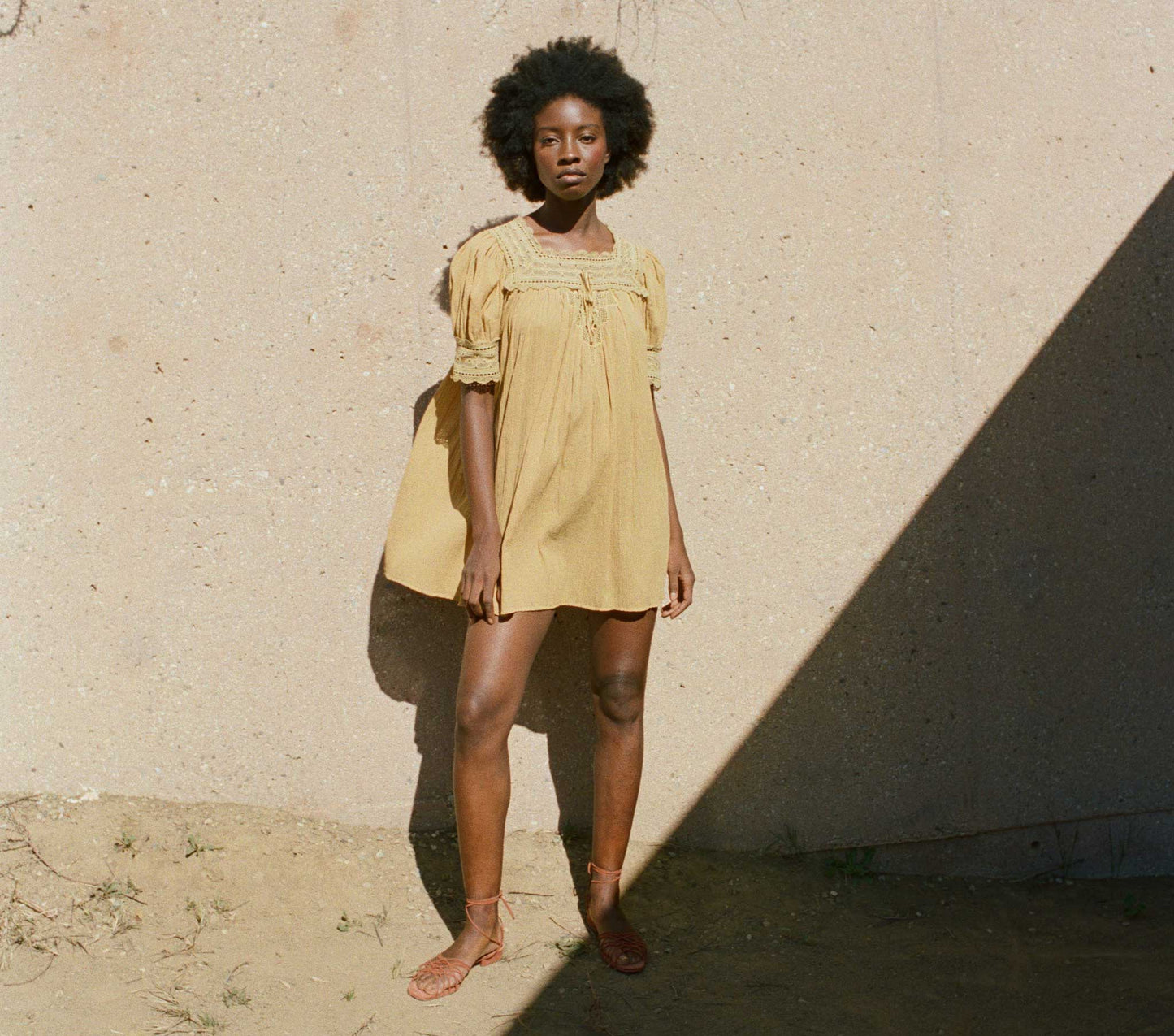 HMD -- NAVAN DRESS -- WHEAT