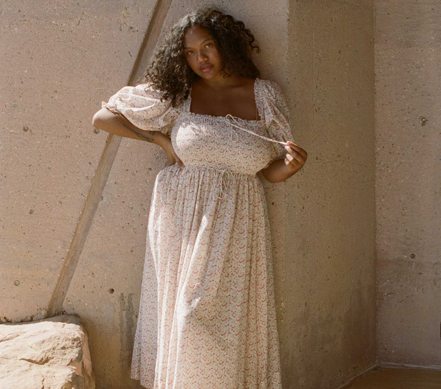 HMD -- SIENA DRESS -- SUNSHINE MEADOW FLORAL