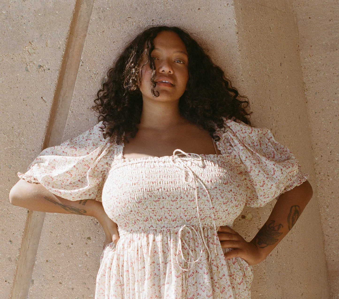 HMD -- SIENA DRESS -- SUNSHINE MEADOW FLORAL