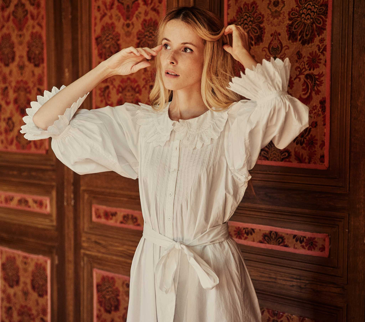 HMD -- HELENA NIGHTGOWN -- POWDER