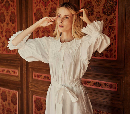 HMD -- HELENA NIGHTGOWN -- POWDER