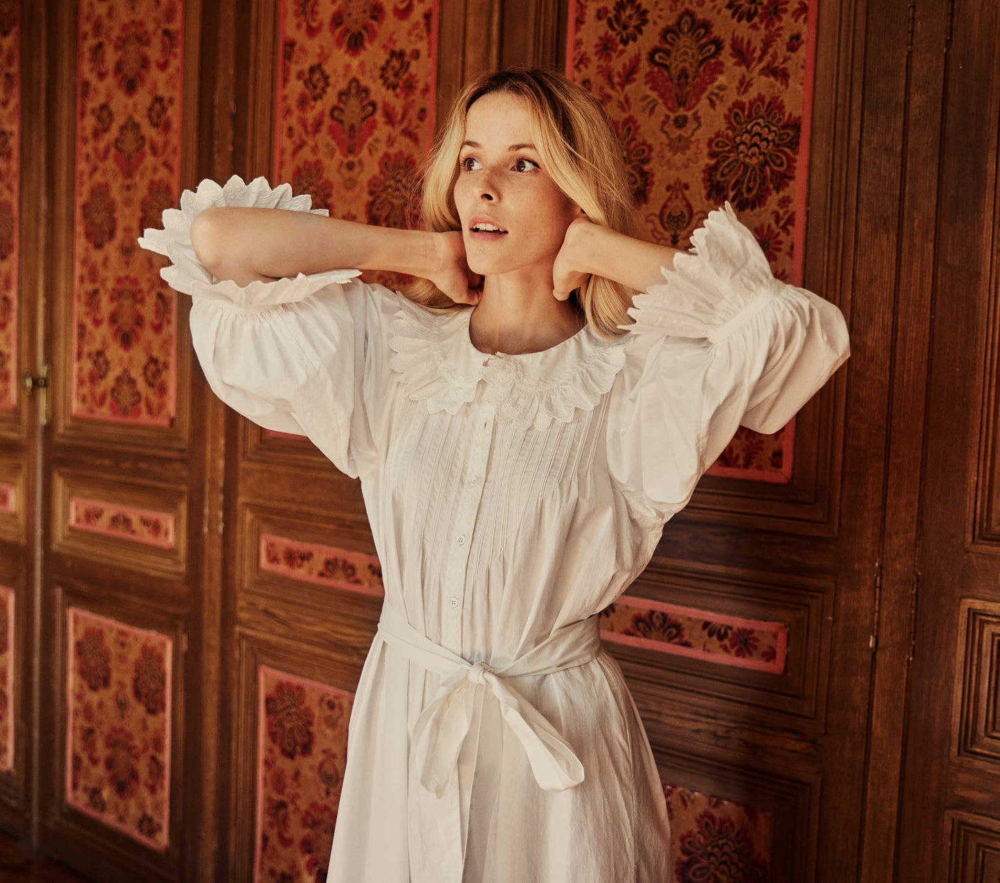 HMD -- HELENA NIGHTGOWN -- POWDER