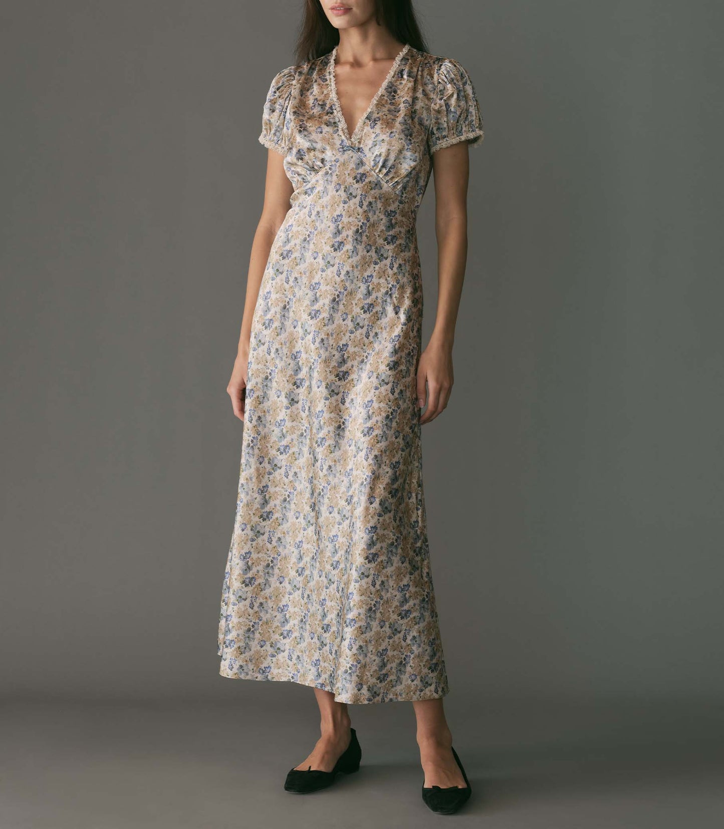 HMD -- CERELIA DRESS -- BLEU WILDFLOWER THICKET