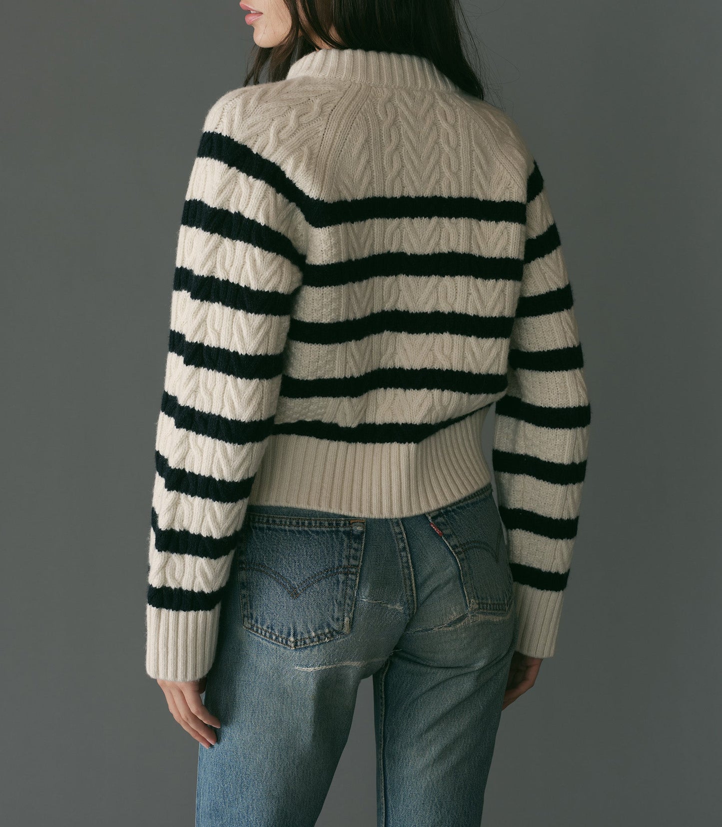 HMD -- RITA CARDIGAN -- CALAIS STRIPE
