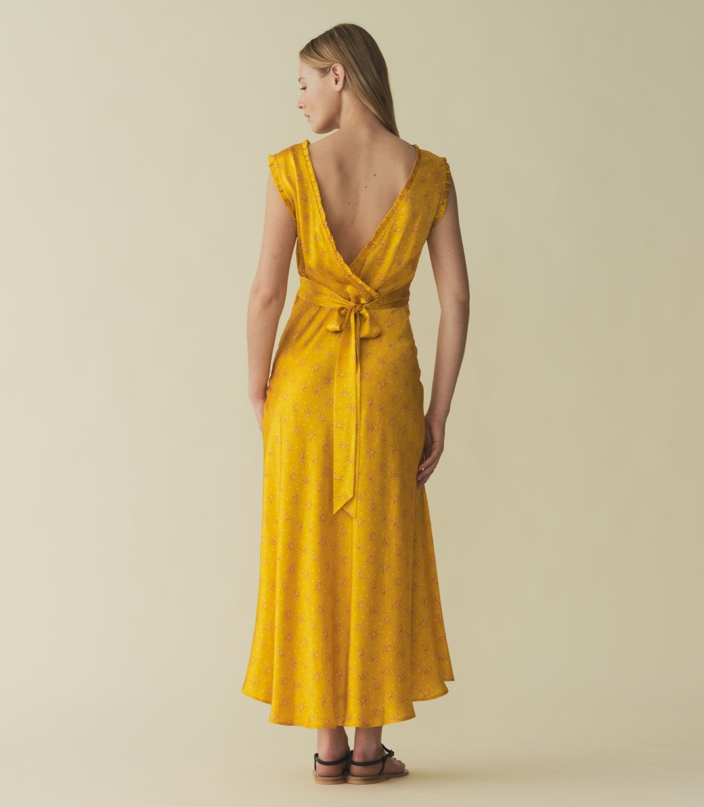 HMD -- TAHLIA DRESS -- GOLDENROD HILLSIDE HEATHER