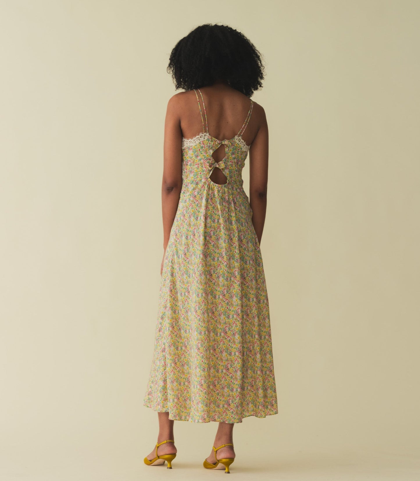 HMD -- VENUS DRESS -- CHRYSANTHEMUM SKY FLORAL