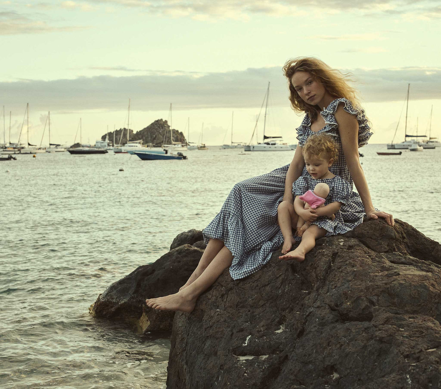 HMD -- SORA DRESS -- BLUE GINGHAM