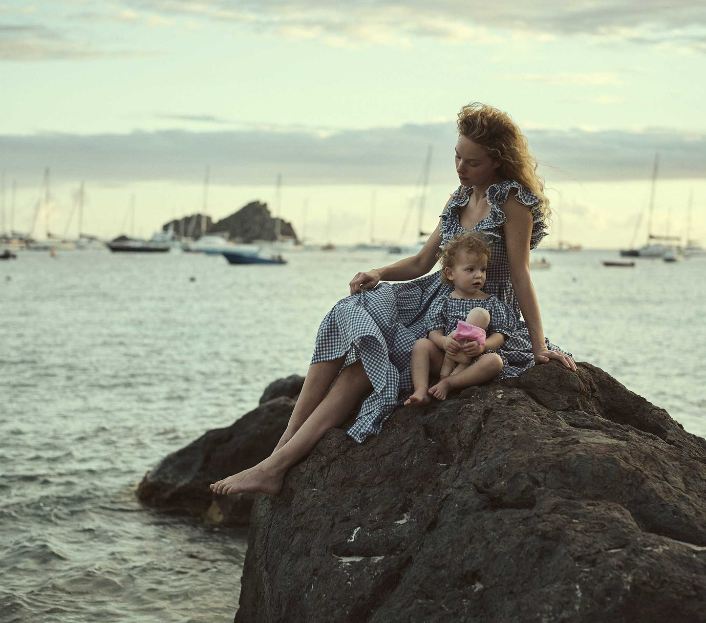 HMD -- SORA DRESS -- BLUE GINGHAM