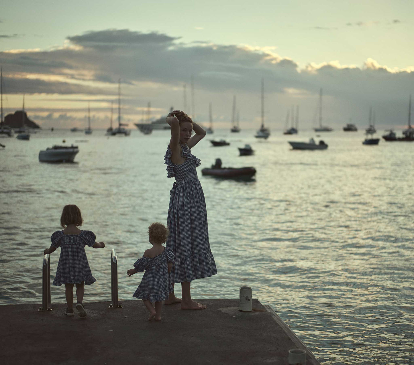 HMD -- SORA DRESS -- BLUE GINGHAM