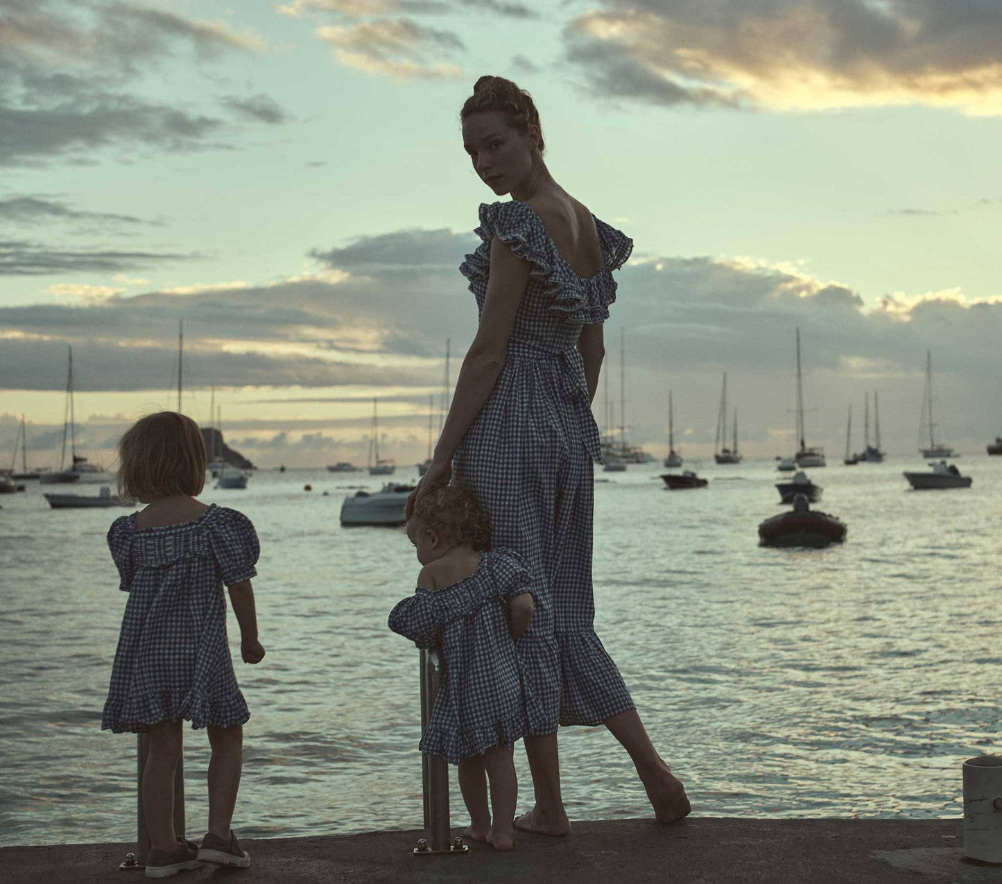 HMD -- SORA DRESS -- BLUE GINGHAM