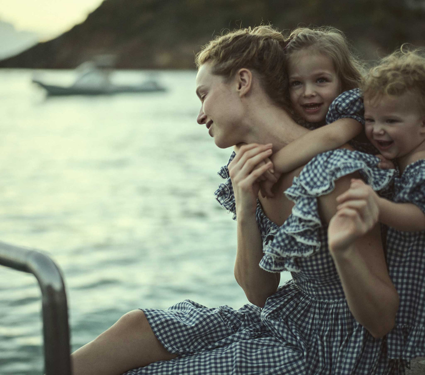 HMD -- SORA DRESS -- BLUE GINGHAM