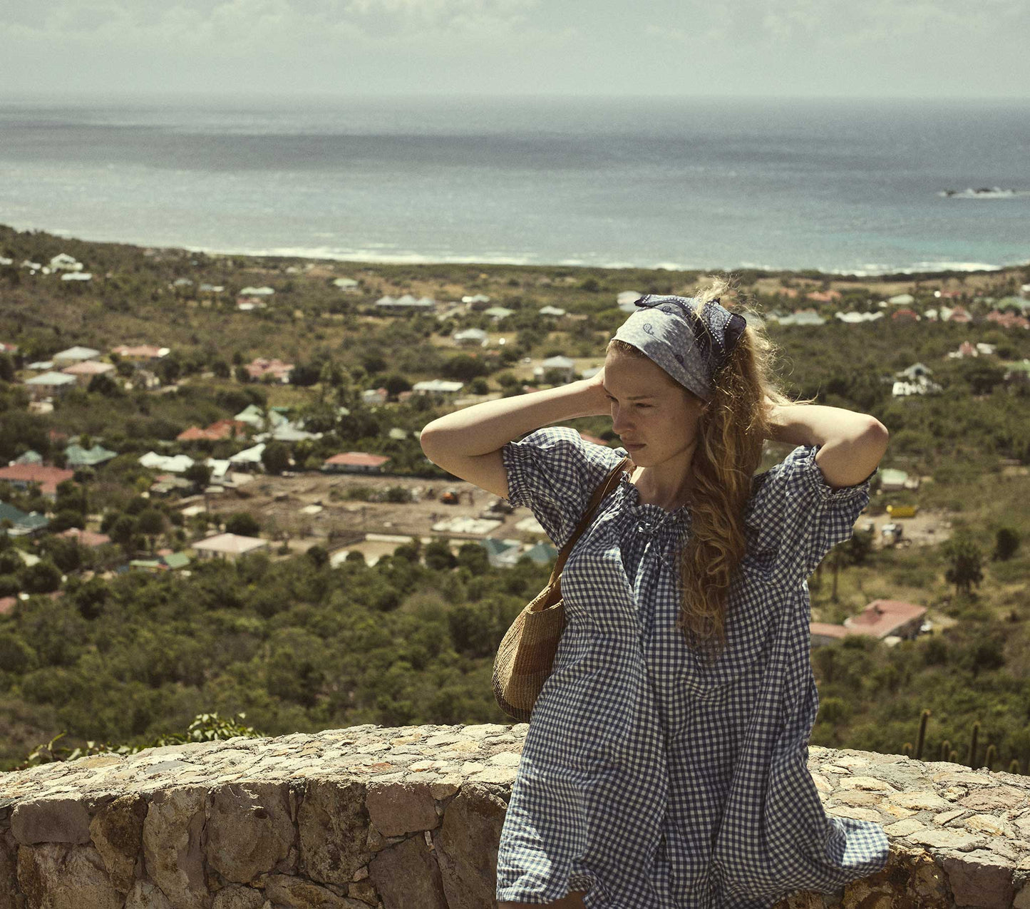 HMD -- CLEMENTINE DRESS -- BLUE GINGHAM