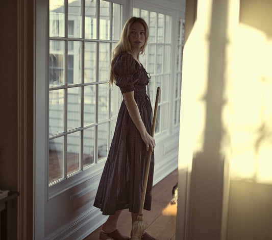 HMD -- ISCHIA DRESS -- NAVY BISOU FLORAL