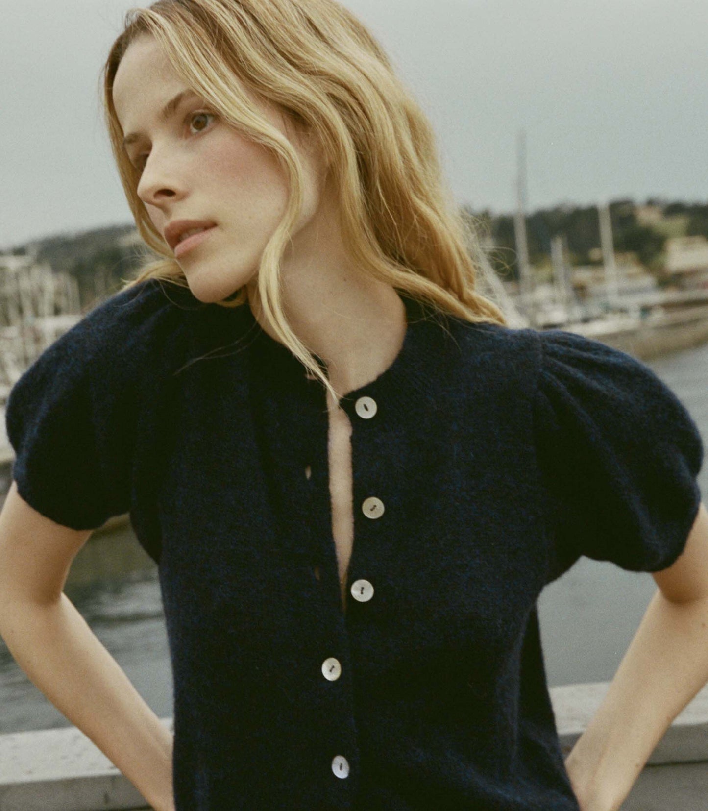 HMD -- ANISA CARDIGAN -- NAVY