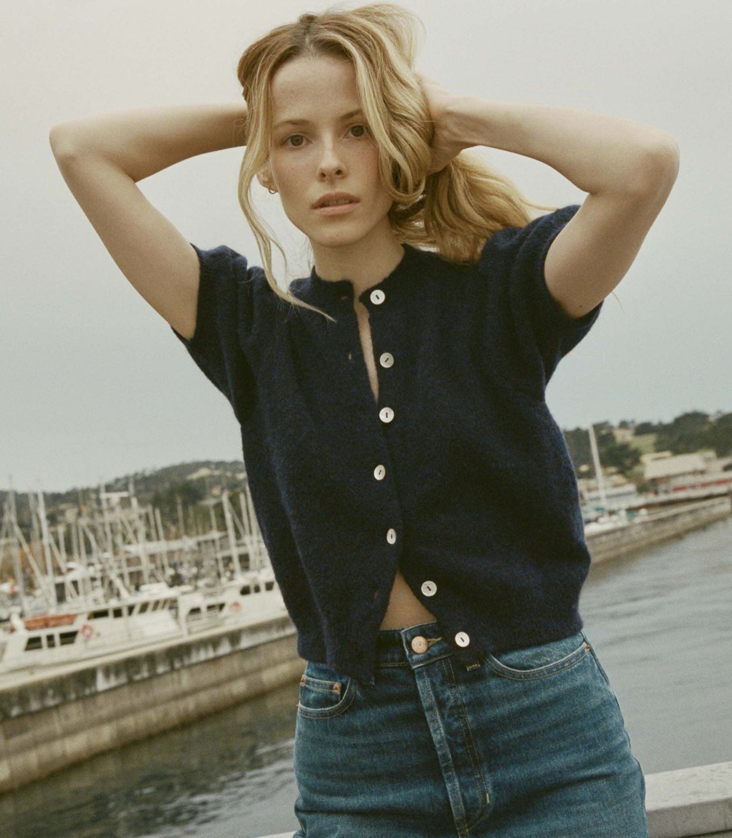 HMD -- ANISA CARDIGAN -- NAVY