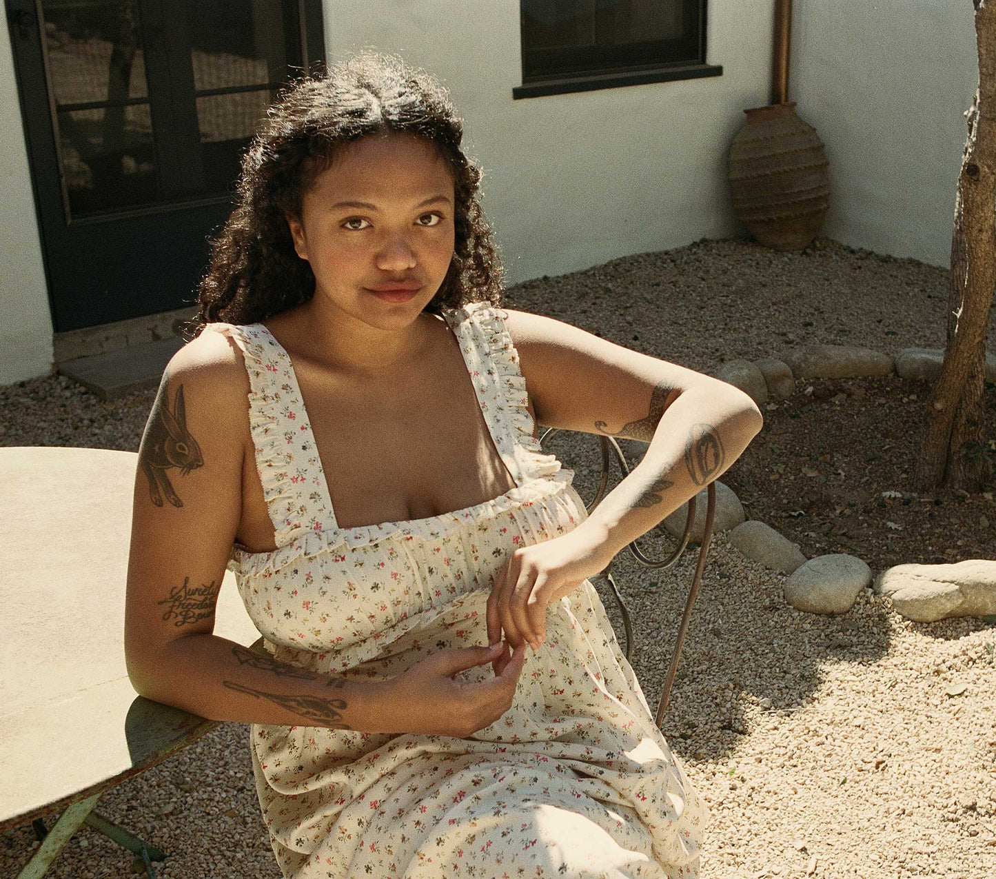 HMD -- INSBROOK DRESS -- COTTAGE BREEZE FLORAL