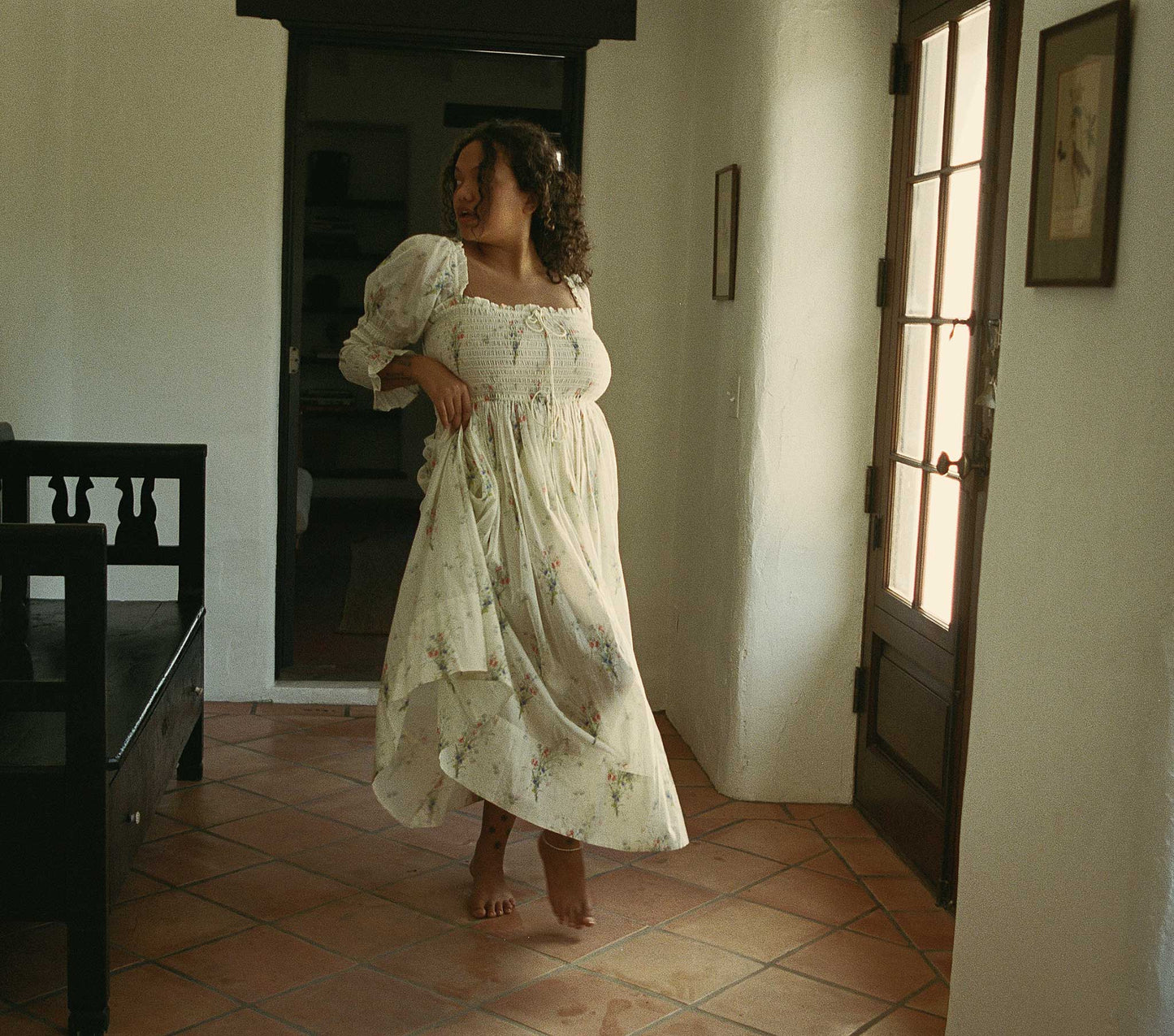 HMD -- BIJOU DRESS -- PAINTED BOUQUET