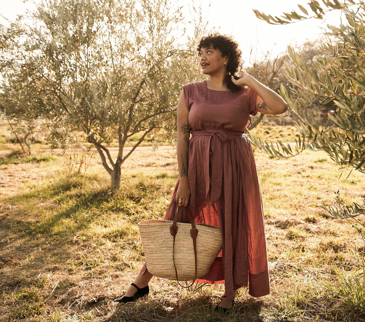 HMD -- PACIFICA DRESS -- PLUM