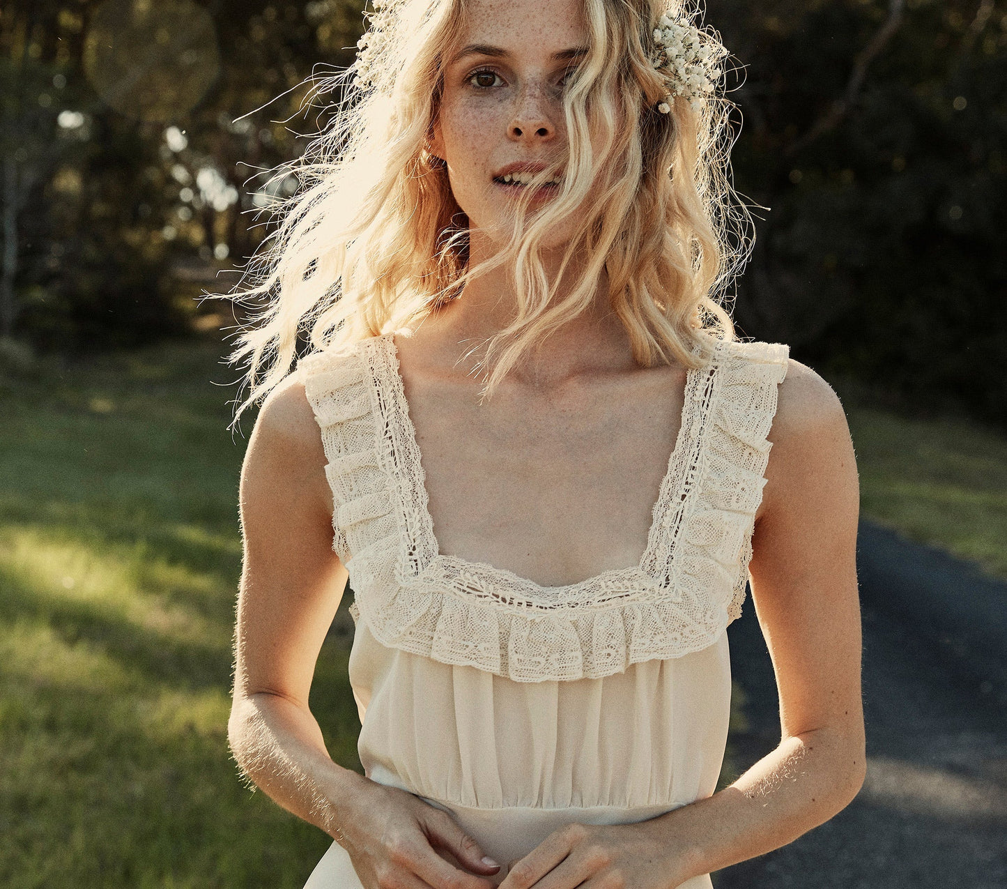 HMD -- VALENCIA DRESS -- NUTMILK